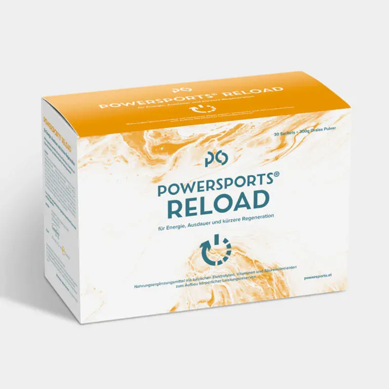POWERSPORTS® RELOAD pro energii, vytrvalost a rychlejší regeneraci v sáčcích